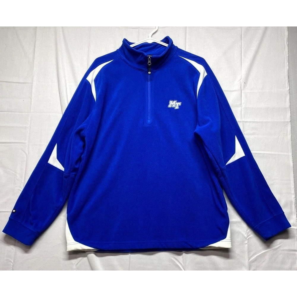 Holloway Fleece Sweatshirt Men M White Middle Tennessee Blue Raiders Football